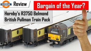 Review Hornby R3750 Belmond British Pullman Train Pack with coach lighting incl R3774 Class 67 [upl. by Cynara852]