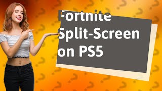 Is fortnite 2 player splitscreen PS5 [upl. by Sinai]