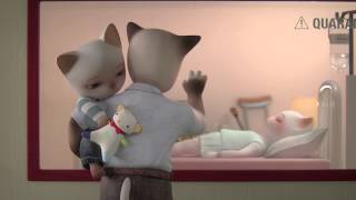 Trois Petits Chats 3D animated short film [upl. by Afatsum]