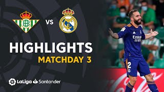 Resumen de Real Betis vs Real Madrid 01 [upl. by Adelaide]