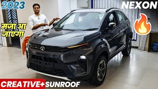 2024 Tata Nexon Facelift Creative Plus Sunroof 👌 Variant Review ✅🔥 l Tata Nexon 2024 Review l MRCars [upl. by Gottwald]