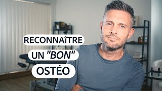 Les 10 CRITÈRES d’un quotBONquot OSTÉOPATHE [upl. by Ahsirahc40]