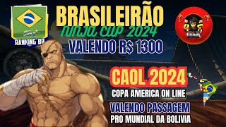 DOSE DUPLA BRASILEIRÃO DO NINJA E COPA AMERICA ON LINE retrogames [upl. by Aicenat]