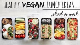 VEGAN SCHOOL LUNCH IDEAS » healthy  easy bento box [upl. by Enawyd]