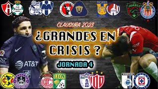 ✅🔥 PRONOSTICOS JORNADA 4 CLAUSURA 2023 LIGA MX  Quiniela Futbol Mexicano CL2023❌⚽️ [upl. by Garwin]