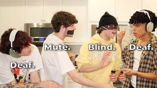 DEAF BLIND MUTE WITH TRIPLETS [upl. by Hyozo]