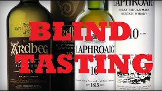 Ardbeg 10 vs Laphroaig 10 Peated Scotch Whisky Blind Tasting [upl. by Aciretnahs579]