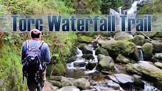 Torc Waterfall Killarney national park IRELAND  Ring of Kerry [upl. by Hamilah239]