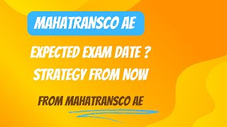 Expected Exam Date  MAHATRANSCO AETRANSMISSION  Strategy From nowmahatransco [upl. by Enneles]