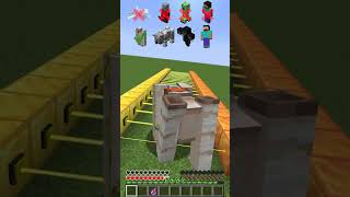 Ultimate Laser vs Mob Test shorts minecraft memes [upl. by Jara4]