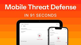 Micro Product Demo Ivanti Mobile Threat Defense in 91 seconds [upl. by Eisned]