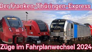 Die neuen Züge am FTX im Fahrplanwechsel 2024  Alex Eisenbahn Träume [upl. by Picardi853]