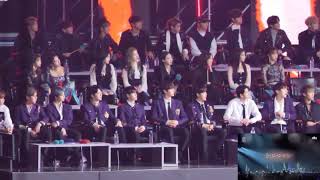 GDA 2019 060119 Idols react to BTS VCR HD [upl. by Nima528]