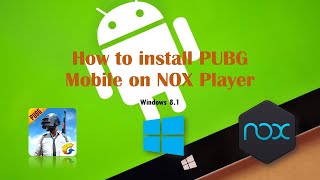 How to install PUBG Mobile on NOX Player [upl. by Hamann227]