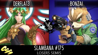 Slambana 175 Losers Semis Derfla13 Palutena vs Bonzai Fox [upl. by Crofoot]