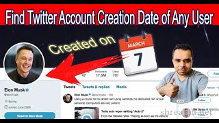 Find Twitter Joined Date in exact second and more  Twitter OSINT [upl. by Aicelf]