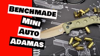 Benchmade Mini Auto Adamas  Is this the best Benchmade Period [upl. by Irmine30]