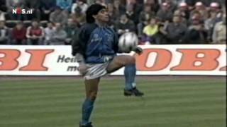 WarmUp Maradona UEFACup semifinal 1989 HD [upl. by Nilyak]