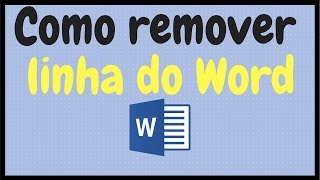 📌Como remover linha do word  Essa dica vai salvar a sua vida Prof Alda [upl. by Marylynne]