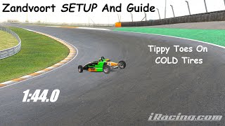 iRacing Zandvoort SETUP And Track guide Ray FF1600 [upl. by Notloc]