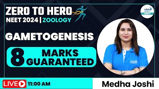 Gametogenesis 8 Marks Guaranteed  NEET Zoology  ZerotoHero NEET 2024  InfinityLearnNEET [upl. by Floridia]