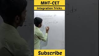 How to find Integration with shortcuts trick  MHTCET EXAM  cet mathematics shorts [upl. by Tebazile476]