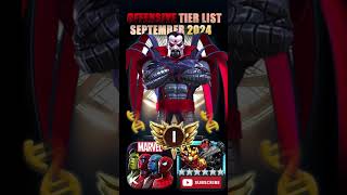 mcoc tier list marvelcontestofchampions mutant mcoc [upl. by Noived]