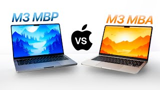 M3 MacBook Air vs M3 MacBook Pro  FULL Comparison [upl. by Iturk638]