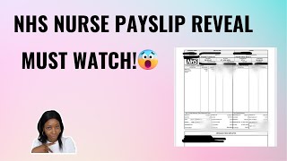 UK NURSE NHS PAYSLIP REVEAL nhsnurse [upl. by Beauchamp535]