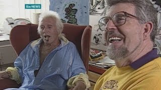 RAW FOOTAGE Rolf Harris and Jimmy Savile joke about their friendship 1992 [upl. by Alleber]