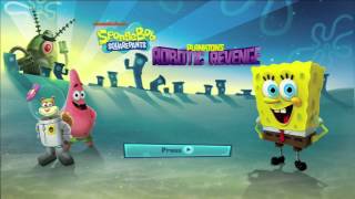 SpongeBob SquarePants Planktons Robotic Revenge Title Screen HD [upl. by Hadihahs]