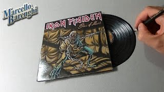 Epic Iron Maiden LP  3D Drawing [upl. by Hniv903]