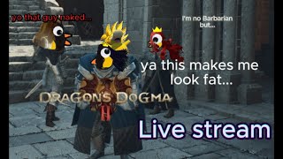 i seek VOILENCE LIVESTREAM Dragons Dogma 2 why am i still at the STARTER AREA [upl. by Aehtorod]