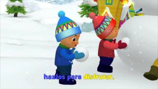 Disney Junior España  Canta con DJ El hombre del muñeco de nieve [upl. by Nnire]