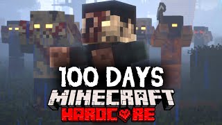 I Spent 100 Days in a Zombie Apocalypse in Minecraft Heres What Happened [upl. by Airtemak]