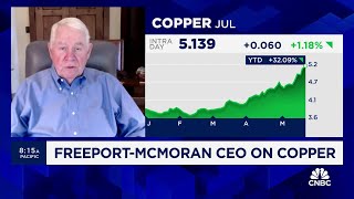 FreeportMcMoRan CEO on copper Were on a trend to have a very serious shortage [upl. by Northrop]