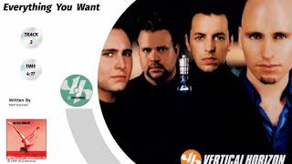 Vertical Horizon  Everything You Want  Everything You Want Audio [upl. by Nirroc]