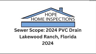 Lakewood Ranch FL Sewer Scope 1551592524 [upl. by Ostraw]