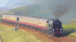 Braunton accelerates through Seascale 310824 [upl. by Nilyram]