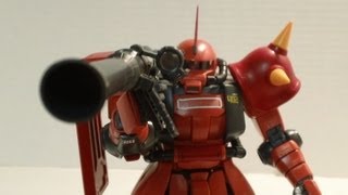 Master Grade Zaku II High Mobility Type ver 20 Johnny Ridden Custom Review [upl. by Blancha104]