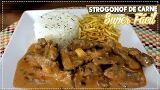 MELHOR STROGONOF DE CARNE  RECEITA SUPER FÁCIL [upl. by Urissa]