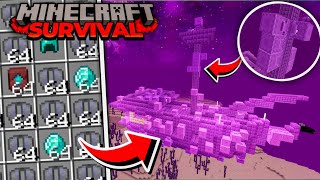 Can I Collect ELYTRA In Minecraft Survival [upl. by Amrac497]