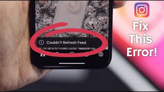 How to Fix Instagram Couldnt Refresh Feed iPhone Not Loading Pictures [upl. by Enidlarej458]