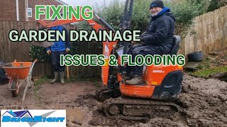 Fixing garden drainage issues [upl. by Ecidnarb685]