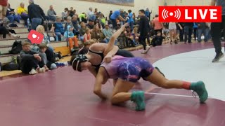 A Cement Mixer And Fast Pin We Come To Wrestle Boy vs Girl Youth Wrestling Tournament 98lbs [upl. by Nossah158]