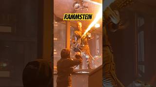 RAMMSTEIN LIVE IN CONCERT 2024 GUITAR FLAMETHROWER 🔥 shorts rammstein flamethrower [upl. by Wally807]