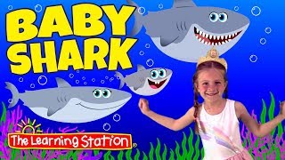 Baby Shark Original Dance Song ♫ Starring Paige ♫ Kids Songs by The Learning Station [upl. by Slorac374]