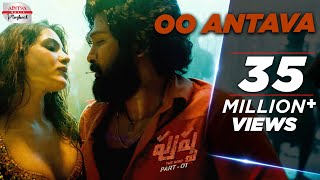 Oo Antava Song  Pushpa Songs Telugu  AlluArjun Rashmika  DSP  Sukumar  Samantha  Indravathi [upl. by Nyltyak]