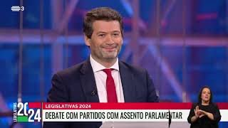 Debate com todos os partidos  Eleições Legislativas 2024 [upl. by Carmelita]