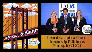 NAA Conference amp Show 2024 International Junior Auctioneer Championship IJAC [upl. by Mcclure]